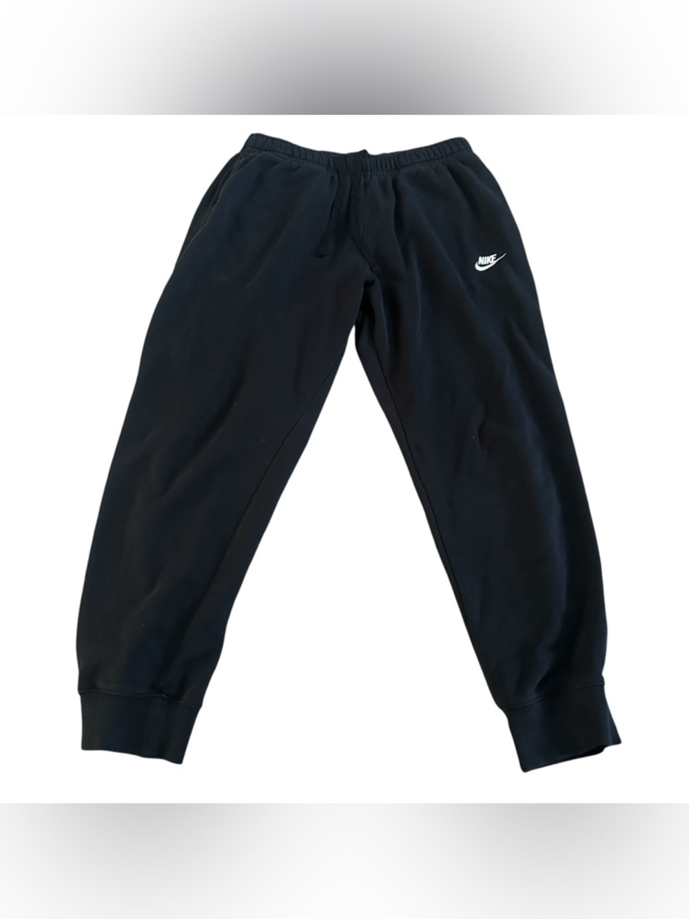 Nike Club Fleece Joggers Black Sweatpants Mens Large